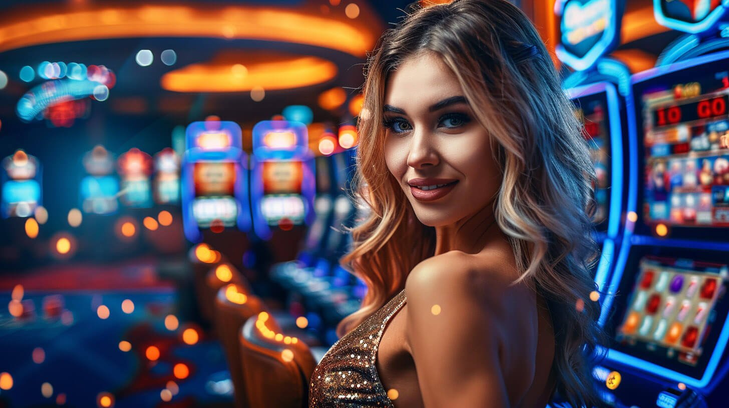Pemain menikmati permainan slot virtual yang mendebarkan dan berwarna-warni